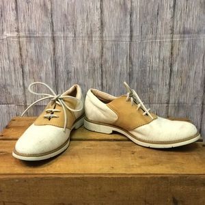 Sperry cotton leather top sided shoes men’s 8 M